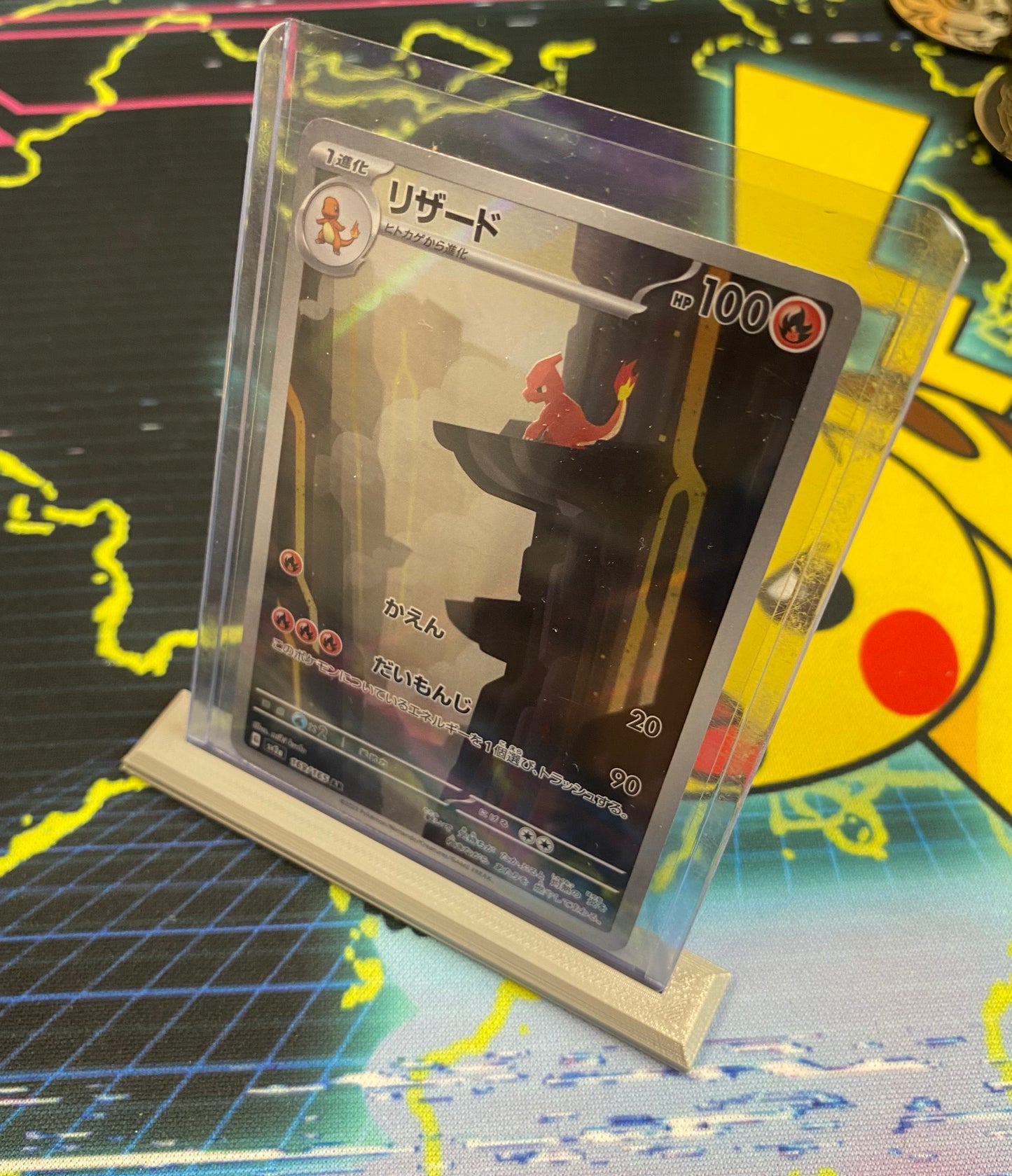 10 Pack - Card Stand - Gray (Regular Top Loader) 3D Printed